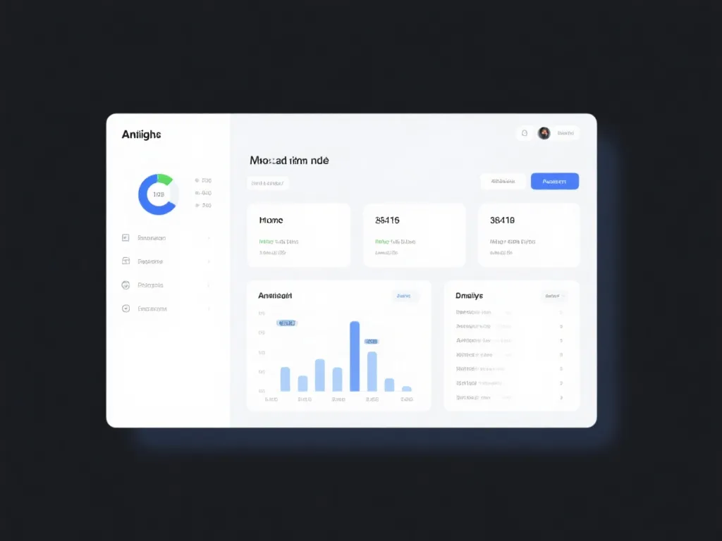 数据面板示意图